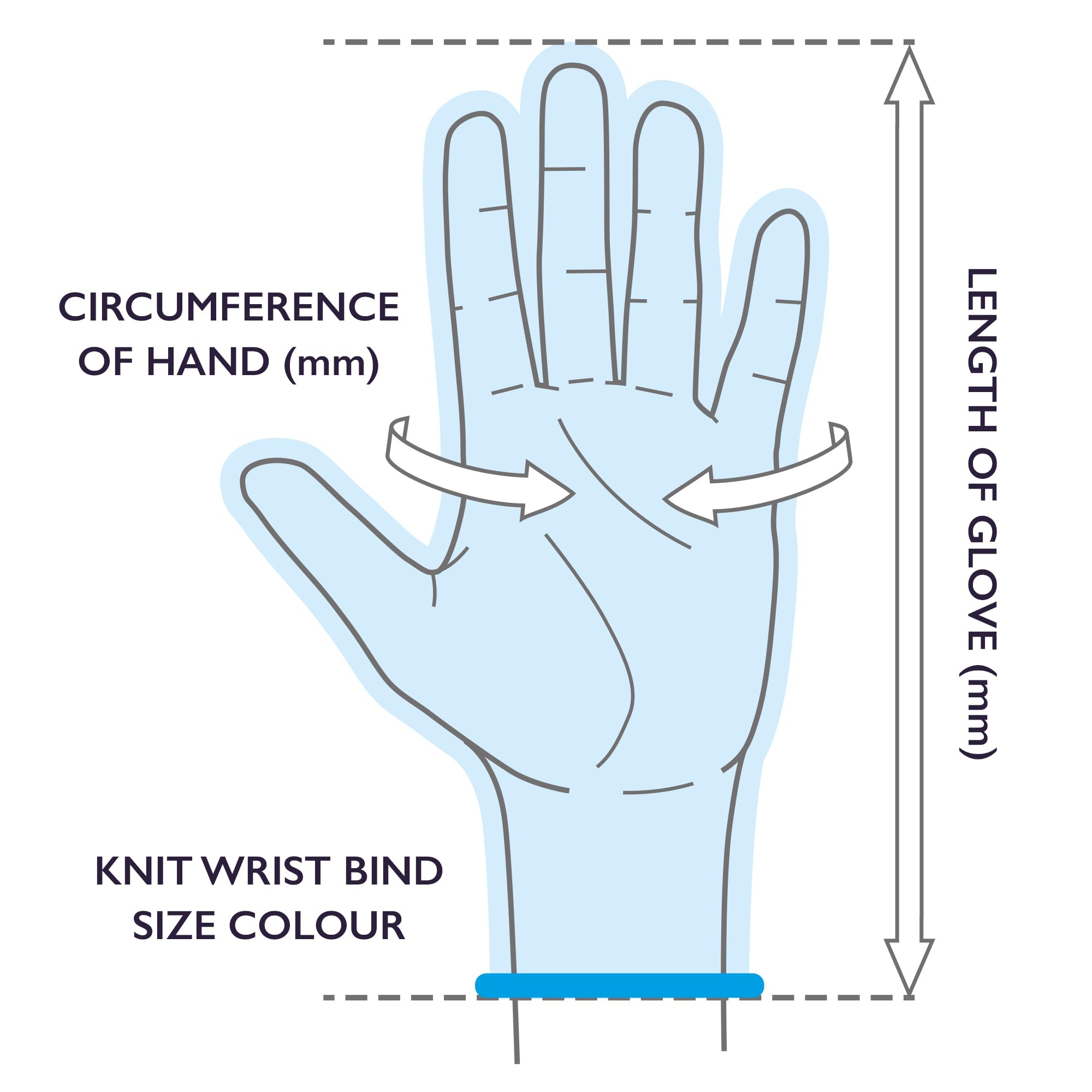 Dalton Safety 2 works Of Medium Cut Resistant Level 3 Work Gloves, HPPE Knitted Cuff - Image 2