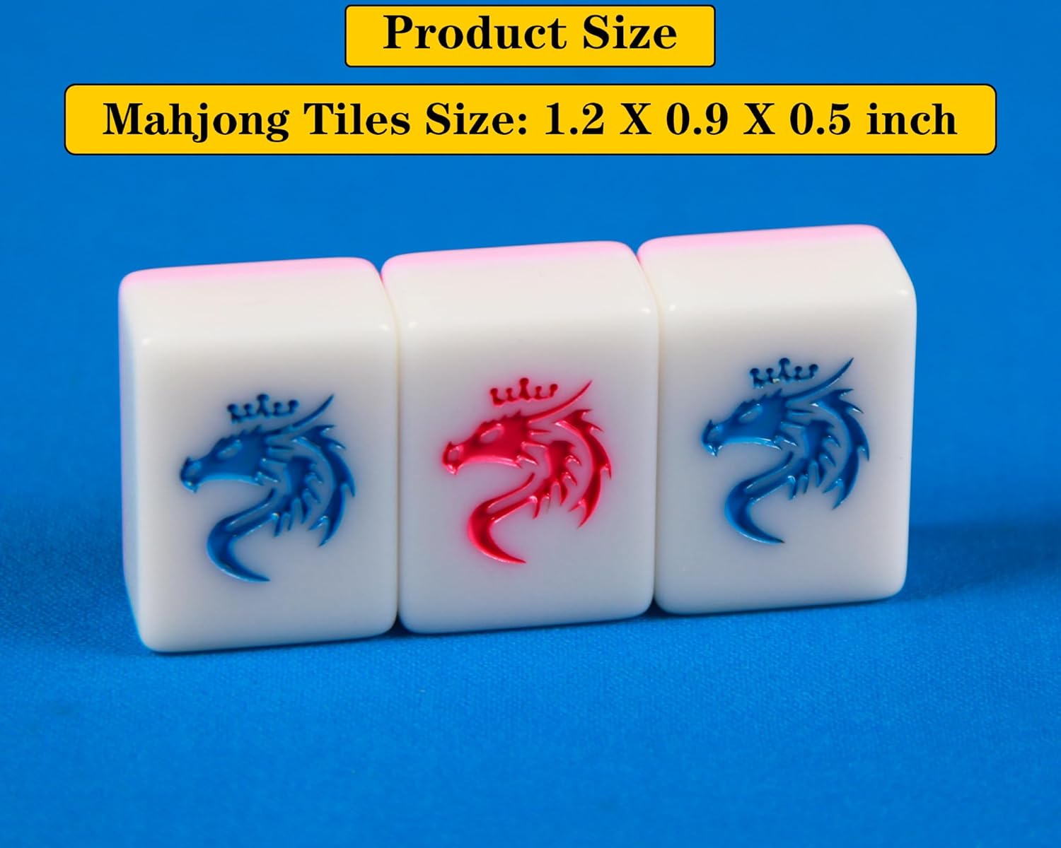 Pink Mahjong Tile Set 1.2 inch American Mahjong Set 166 Mahjong Set
