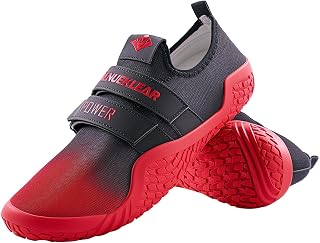 MANUEKLEAR Weight Lifting Shoes for Men Women -Weightlifting Squat Shoes | Multiple Sizes &Colors Deadlift Shoes-Fitness Cross-Trainer Barefoot Gym Training Sneakers