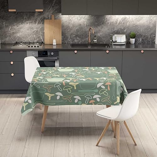 Vista 16 de Mantel blanco Redondo para Mesa De 4 Sillas Geometry Lattice Line Modern Outdoor Mantel para Boda Fiesta de Vacaciones 30 X 30 Pulgadas