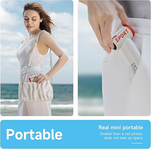 Miniatura 9 de Plumero de aire eléctrico, soplador de aire, plumero portátil de mano de 110000 RPM, repuesto para plumero de aire enlatado comprimido ecológico,