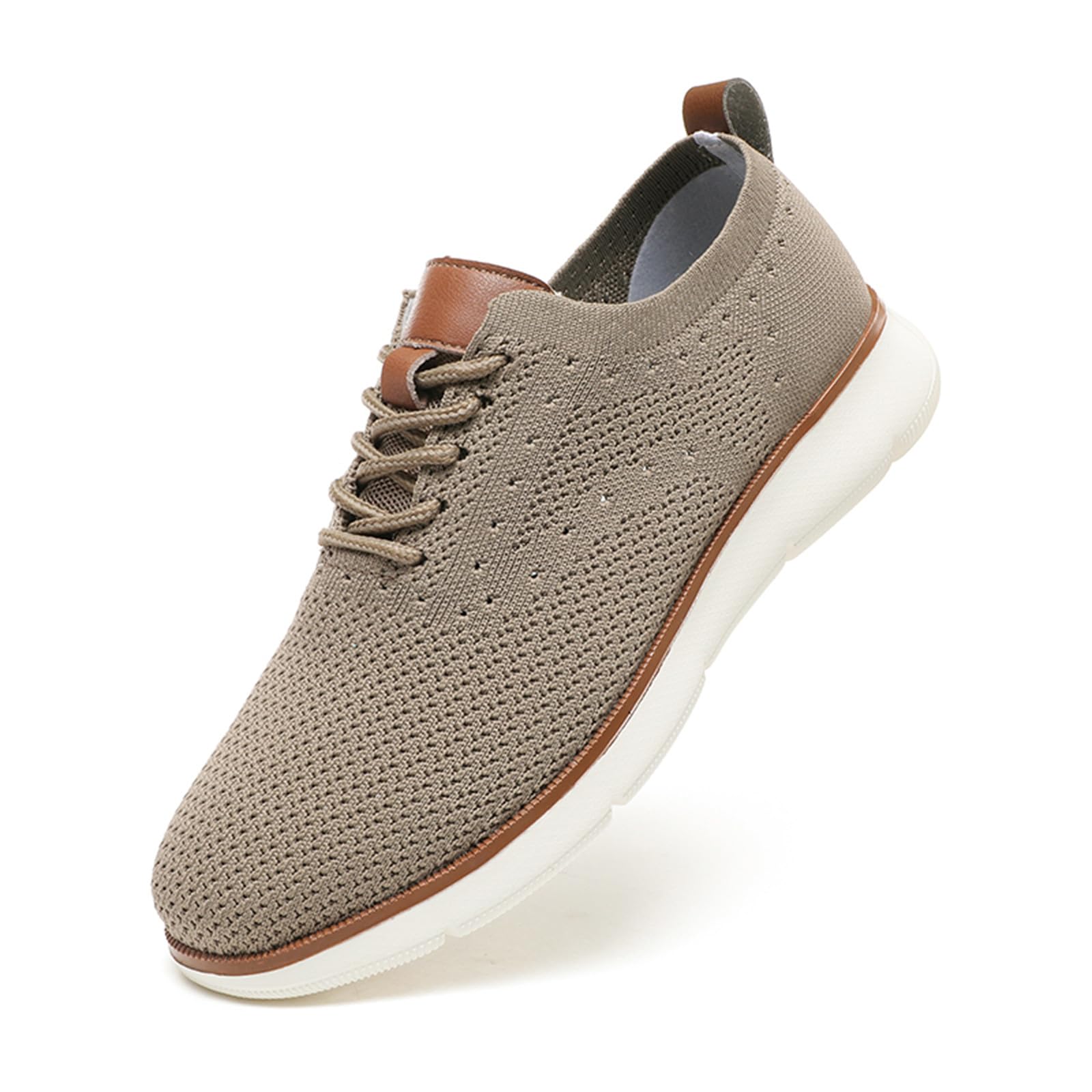 Mens Mesh Oxford Shoes Lightweight Breathable Dress Shoes Comfortable Walking Casual Shoes