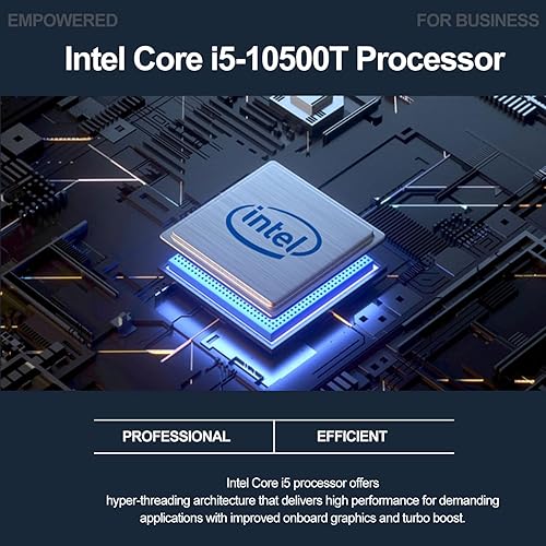 Miniatura 6 de Dell OptiPlex 3000 Series 3080 - Escritorio con factor de forma micro, Intel Core i5-10500T, 16GB RAM, 256GB PCIe SSD, Wi-Fi 5, Bluetooth, KB y