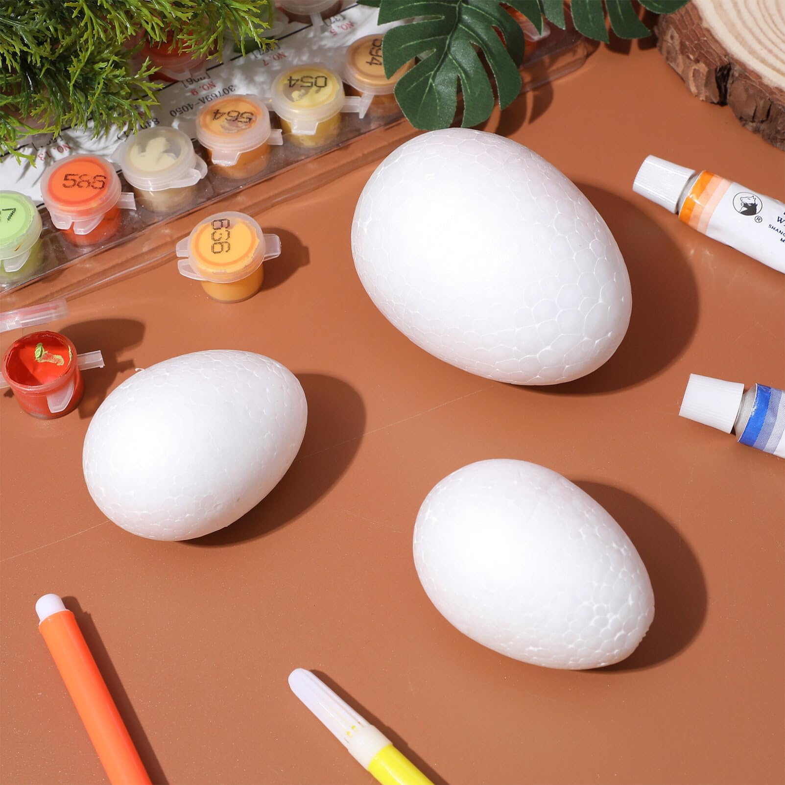 Stokjes, 6 stuks, geven grenzen aan, onbeschilderd – Werken met Poppetjes