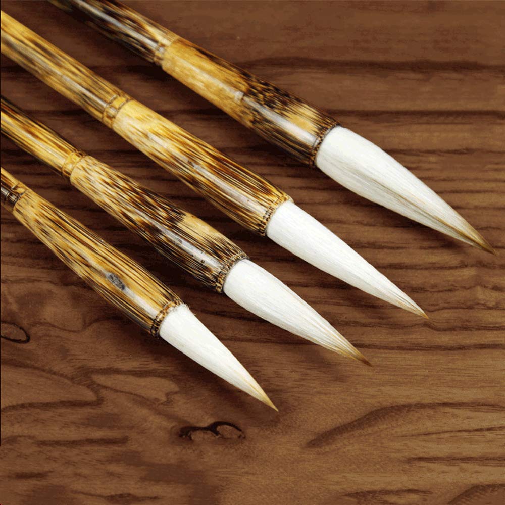 SemliShanlian Hubi Chinese Calligraphy Brush Sumi Painting Set for Beginner Watercolor Drawing Kanji Brush Set