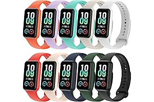 lepmok [10-Pack] Band for Amazfit Band 7 Pro