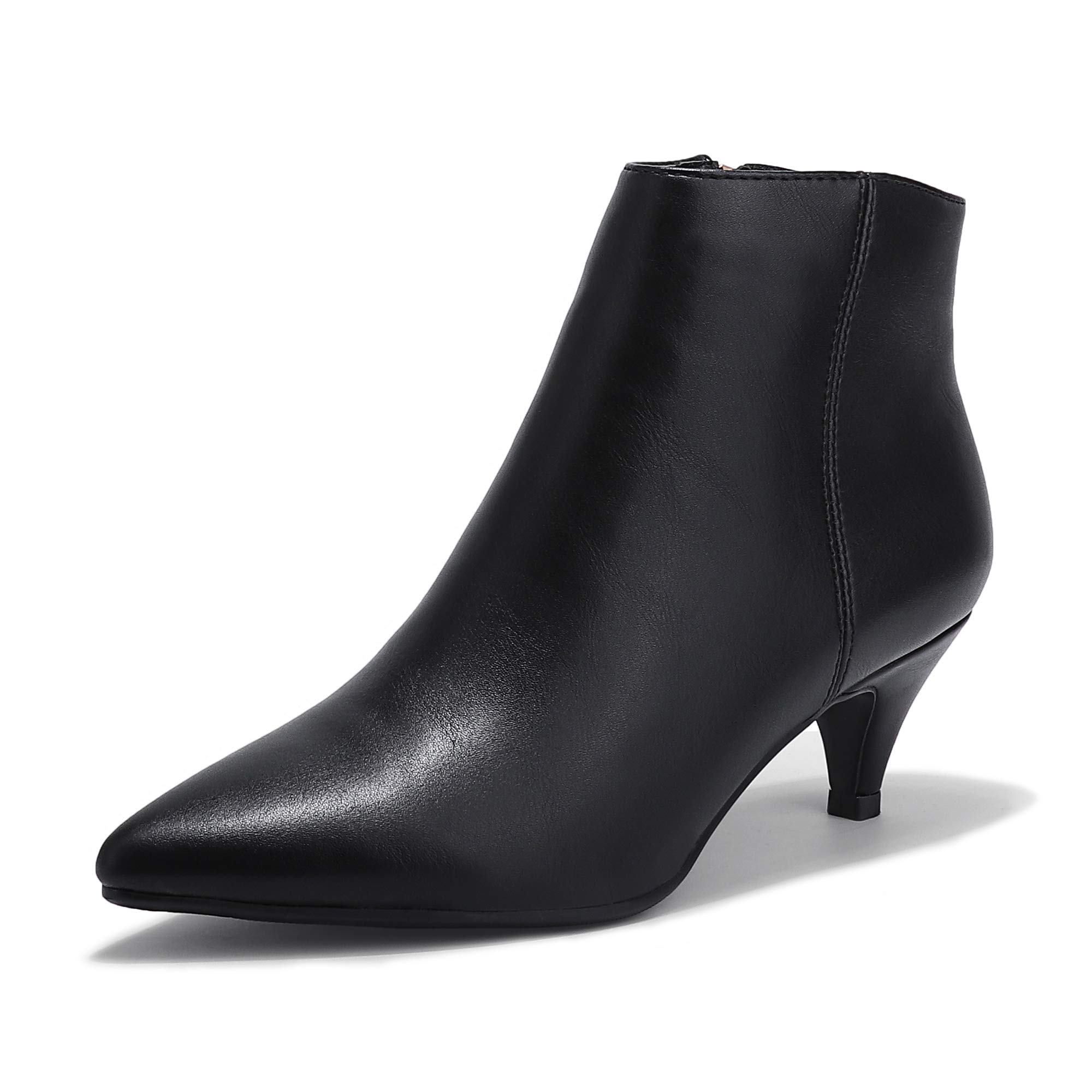 Women Booties Low Kitten Heel Ankle Boots Pointed Toe Short Boots Dress Sexy Shoes