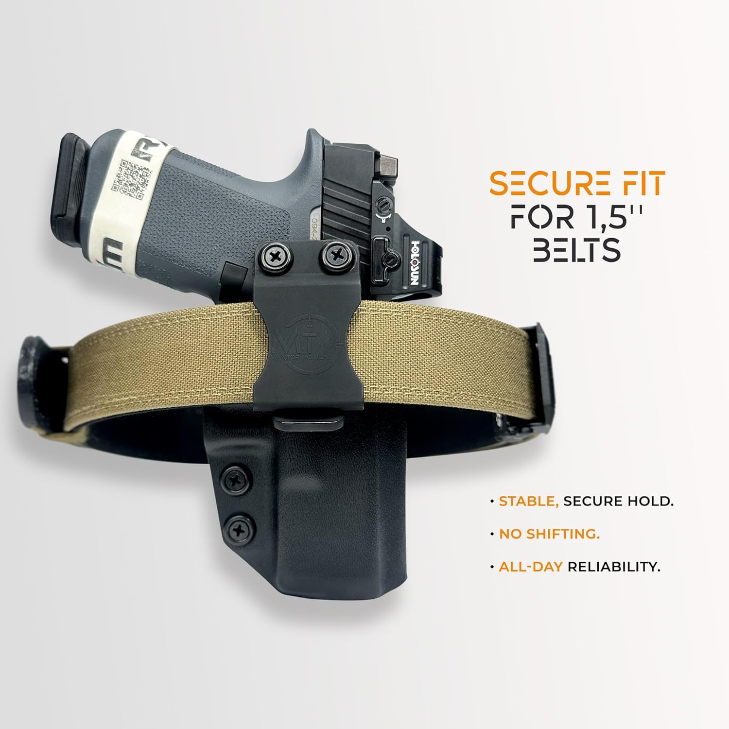 IWB High Sweat Shield Holster Fits CZ Shadow 2 Compact Inside Waistband Kydex Gun Holster American Made Durable Lightweight Carry Gear