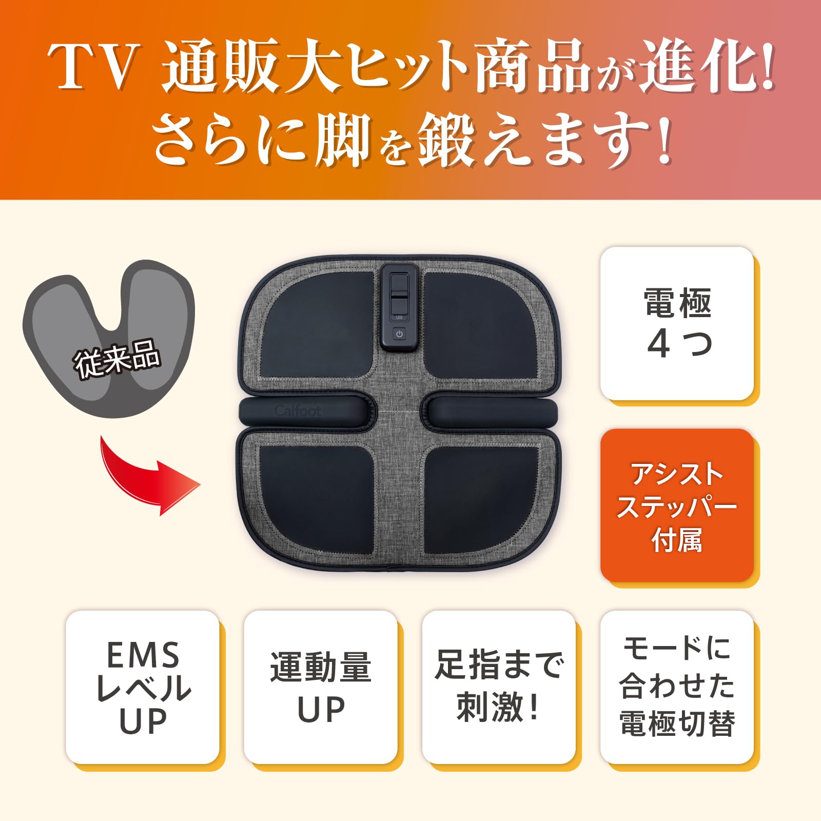 Amazon.co.jp: 【Calfoot】 カルフット アシスト ステップパッド