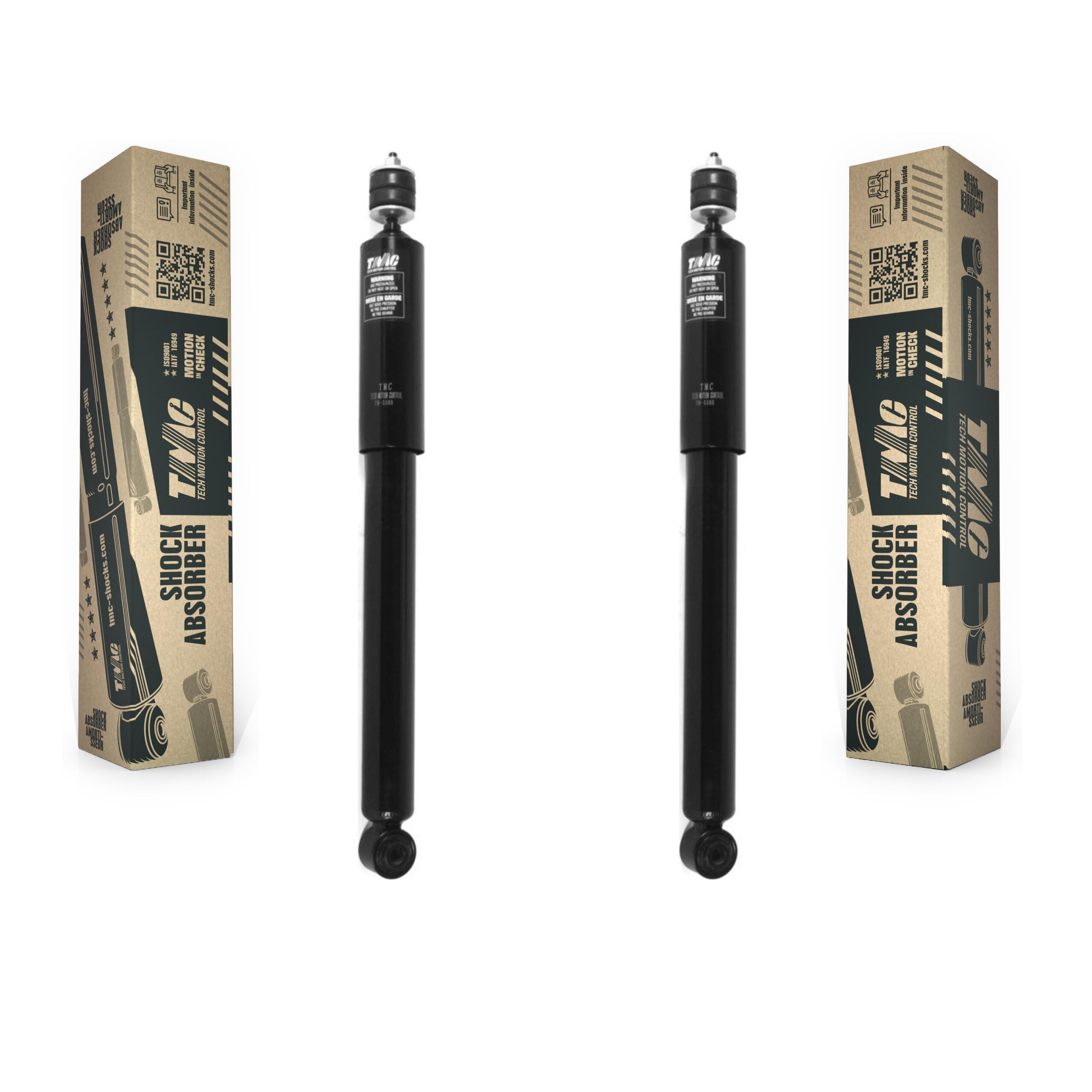 TMC Rear Suspension Shock Absorbers Pair Replacement For Honda Civic - Left Right Side (Driver Passenger) K78-100412 — view 90