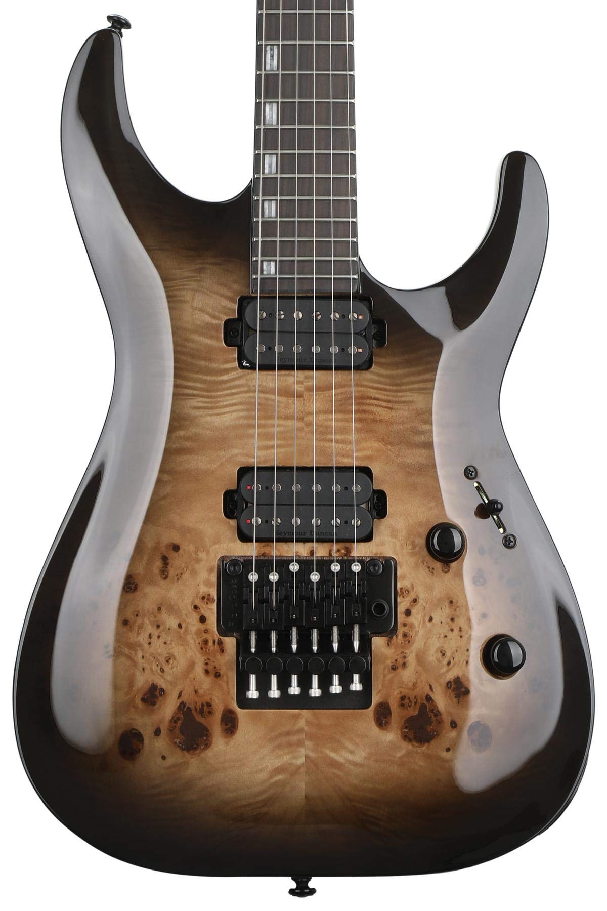Amazon.com: ESP LTD H-1001 FR - Black Natural Burst : Musical
