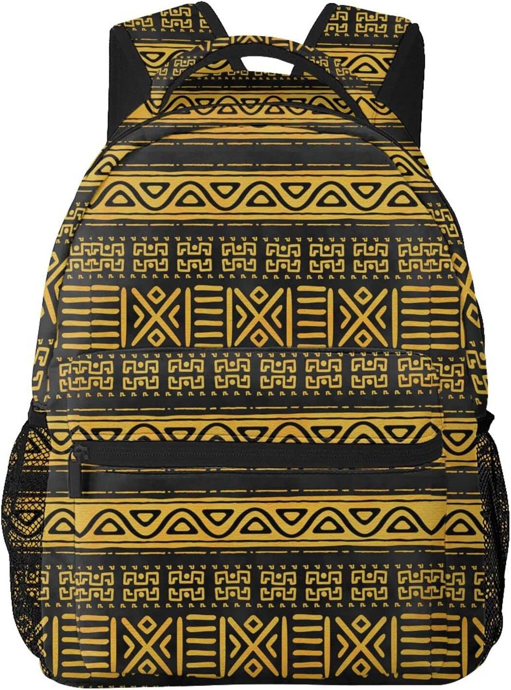 ASYG African Backpack African Art Laptop Backpack Tribe Pattern Tablet Travel Picnic Bag Laptop Bag African Bag