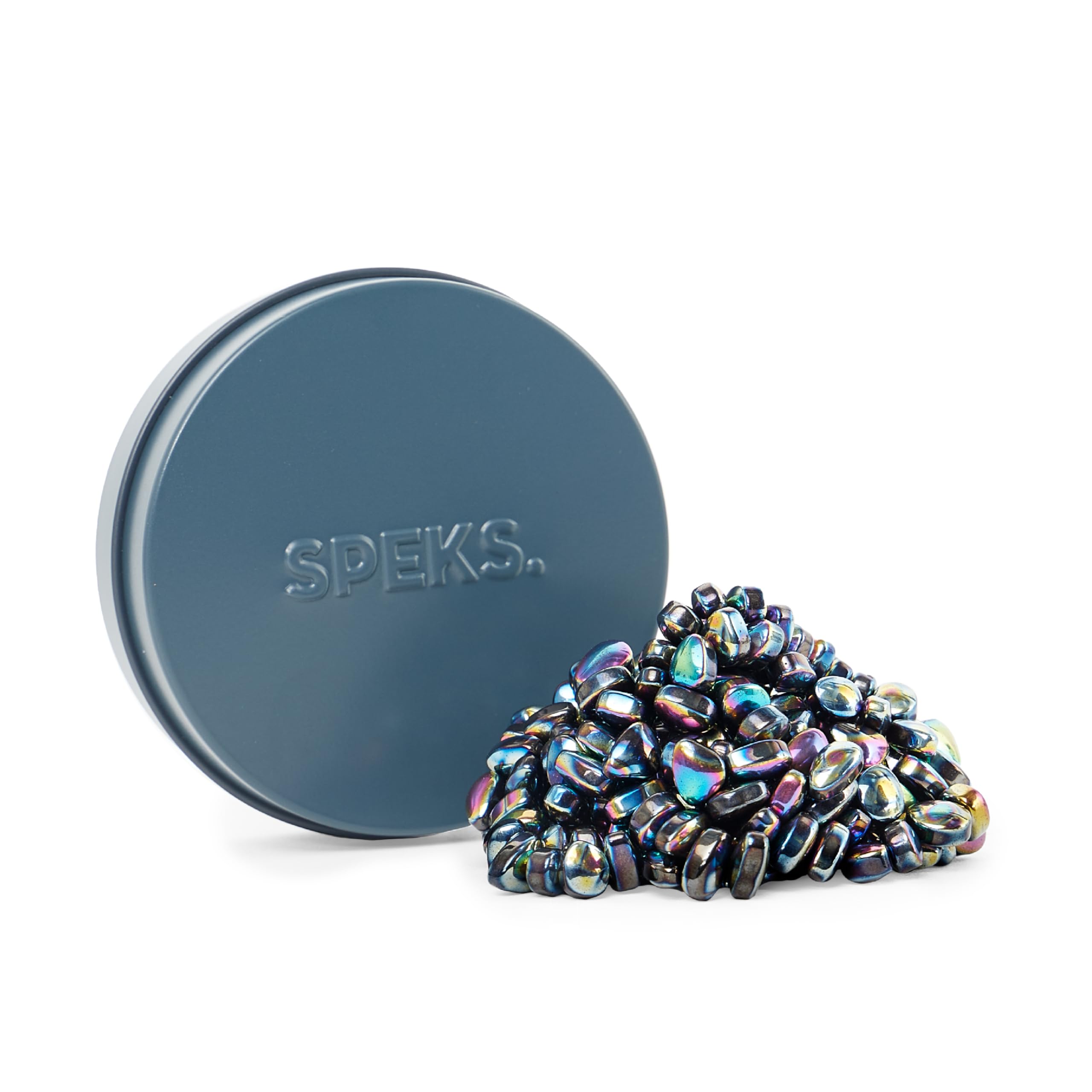 Speks Original Crags Ferrite Putty | 150+ Ferrite Stones in a Tin, Fidget Toy for Stress Relief, Sensory Desk Toy for Adults & Teens 14+ | Oil, Small