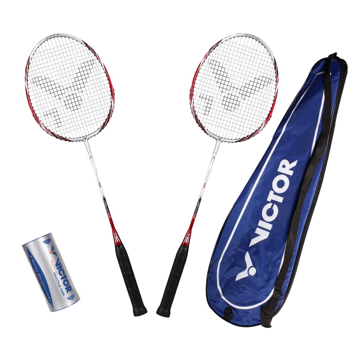 VICTOR Badmintonschläger Atomos, verfügbar als Set oder Einzelschläger