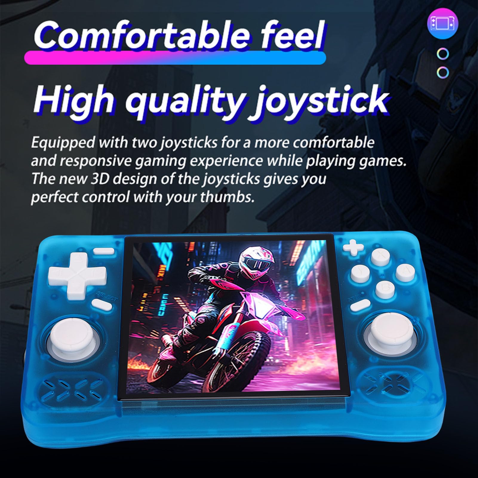 Console di Gioco XF40H Aggiornata Al 2026, Console di Gioco retrò da 1,5 GHz con Schermo da 4 Pollici e più Emulatori, Videogioco Tascabile per Viaggi a Casa (128GB)