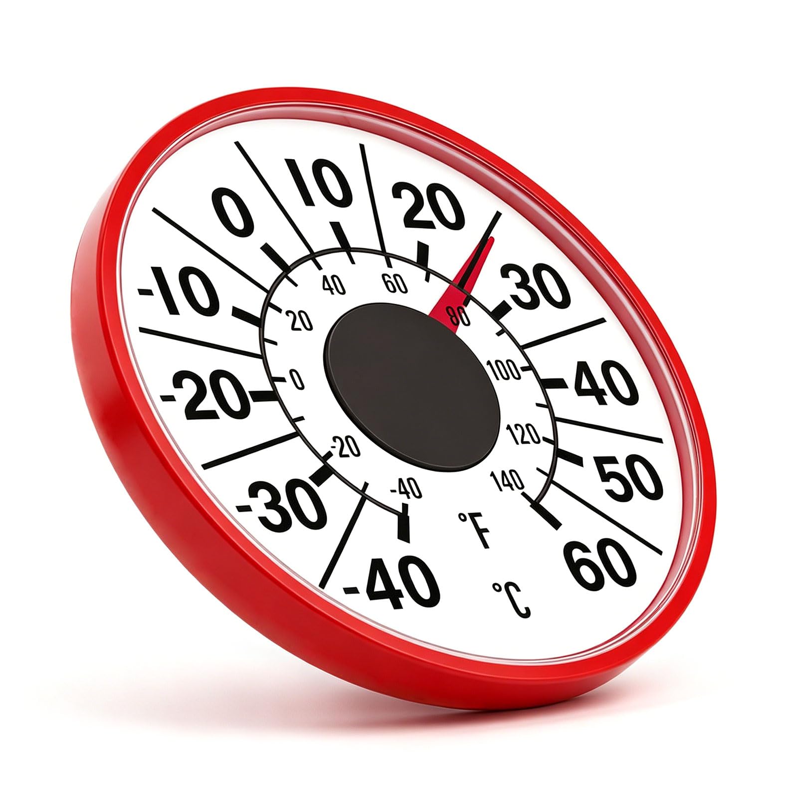 Mechanical Window Thermometers with Scale ABS Temperature Gauge Perfect for Greenhouse Sun Room Cafe Acrylic Thermograph