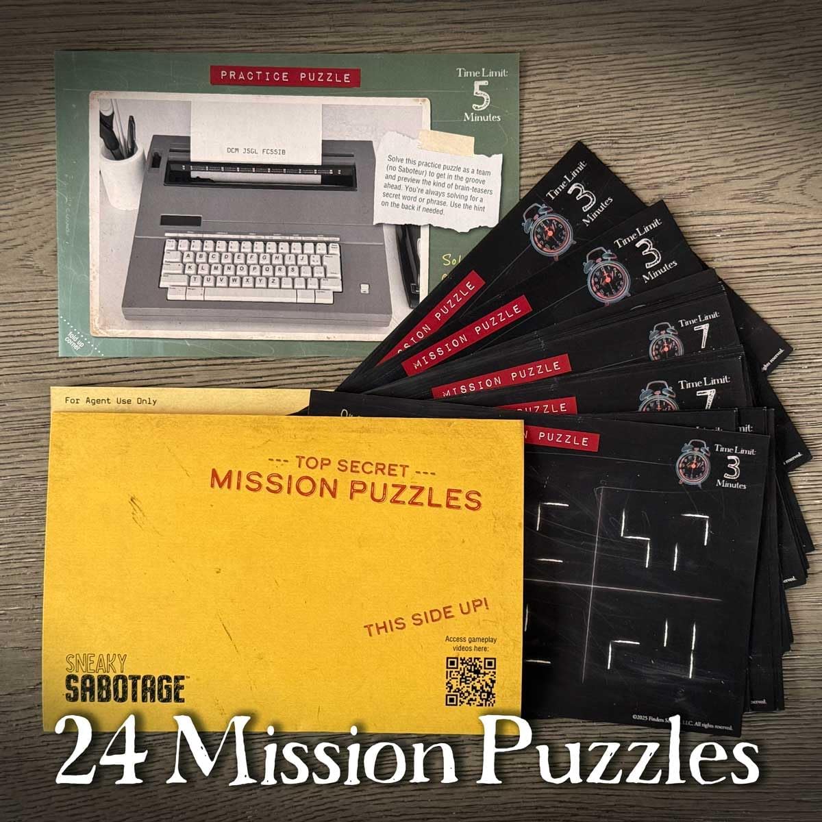 Sneaky Sabotage Party Game - A Team-Puzzle Solving Game with a Traitor | Escape Room and Social Deduction-Style Board Game for Adults and Families by Finders Seekers Mystery
