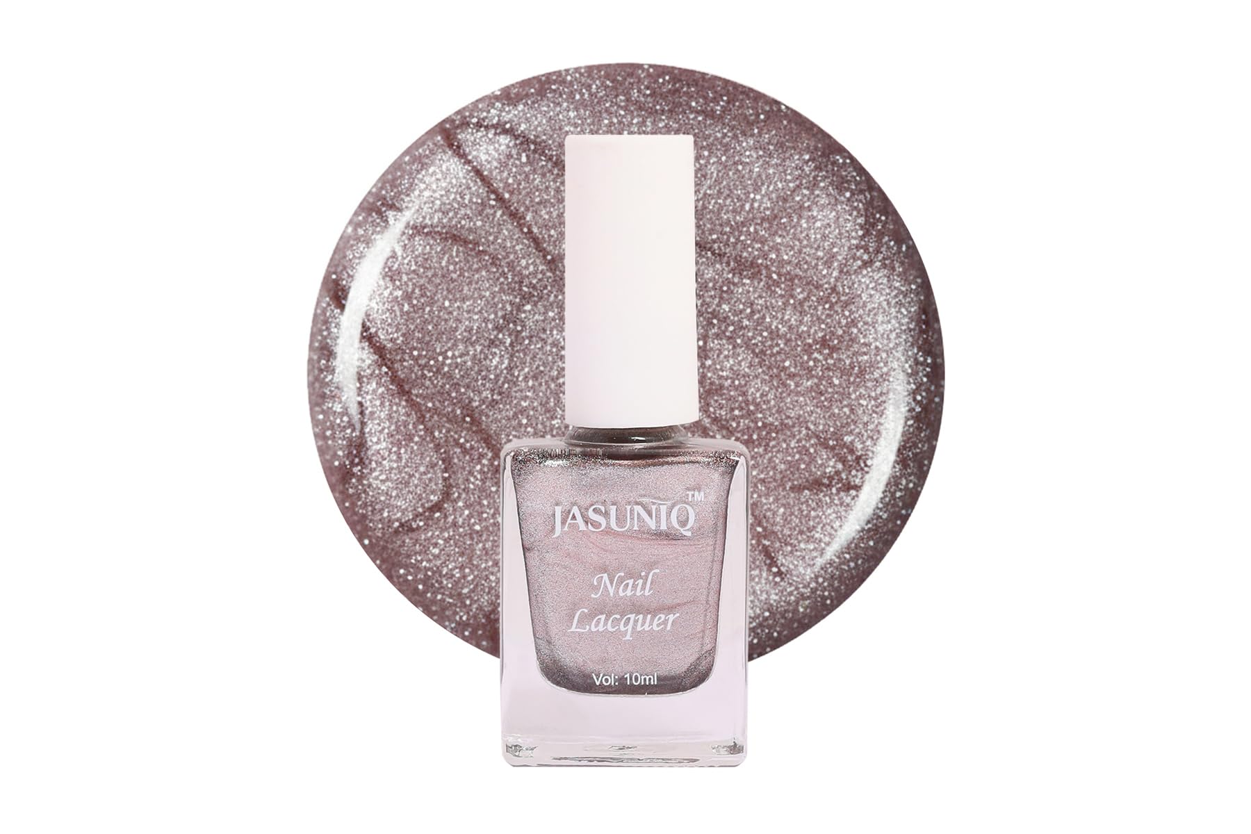 Nail Lacquer, Chromatic Series, Non Toxic, 21-Free Formula, Quick Dry, Long Lasting,Glossy Finish-COSMIC DUST 10 ml-image-3