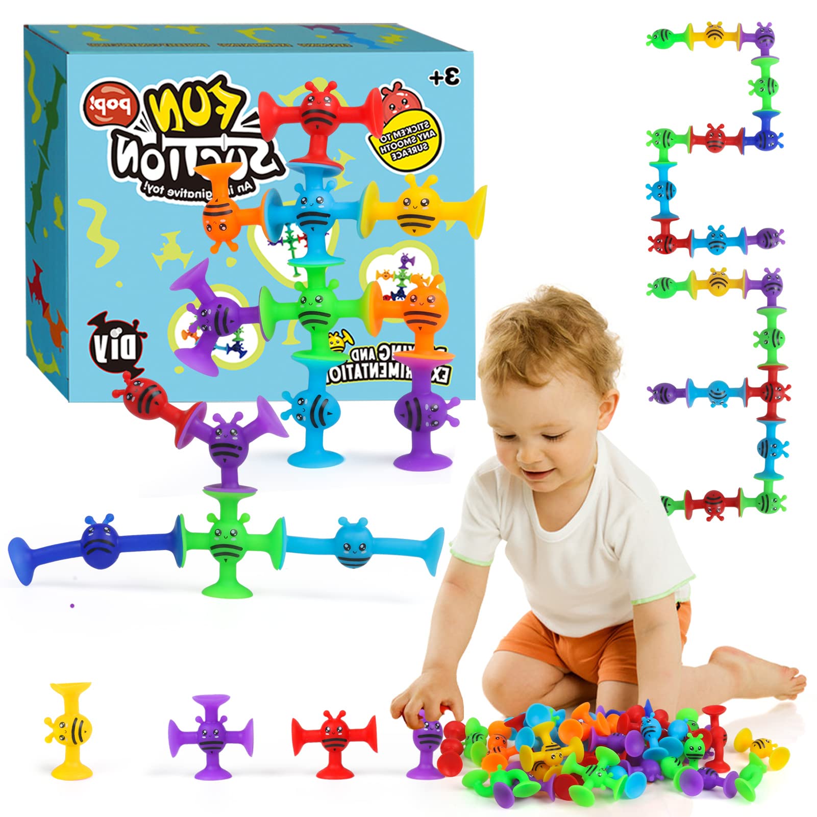 Giocattolo Sensoriale A Ventosa Per Bagnetto – Giochi Acqua Per Bambini – Stimola Coordinazione E Divertimento