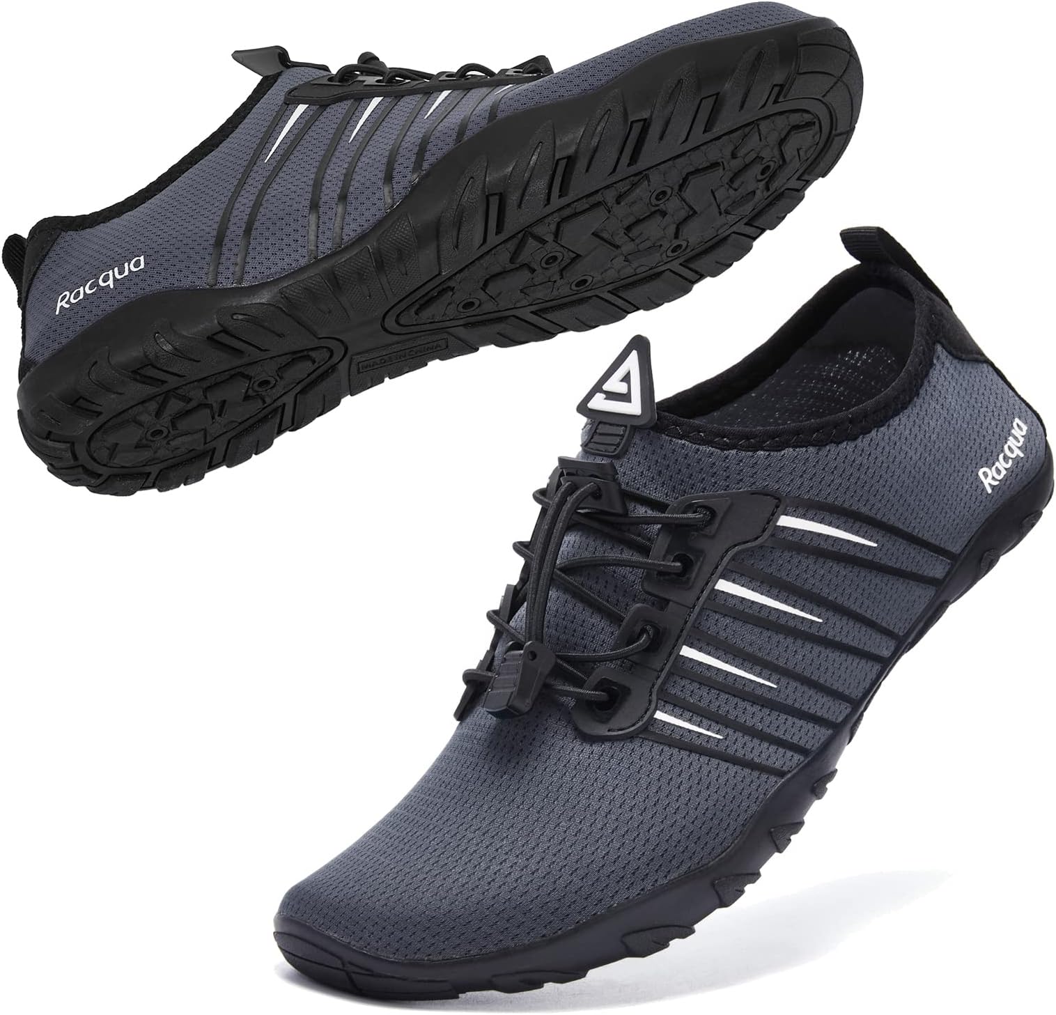Racqua Water Shoes Quick Dry Barefoot Water Aqua Sport Beach Pool Swim Surf Diving for Men Women