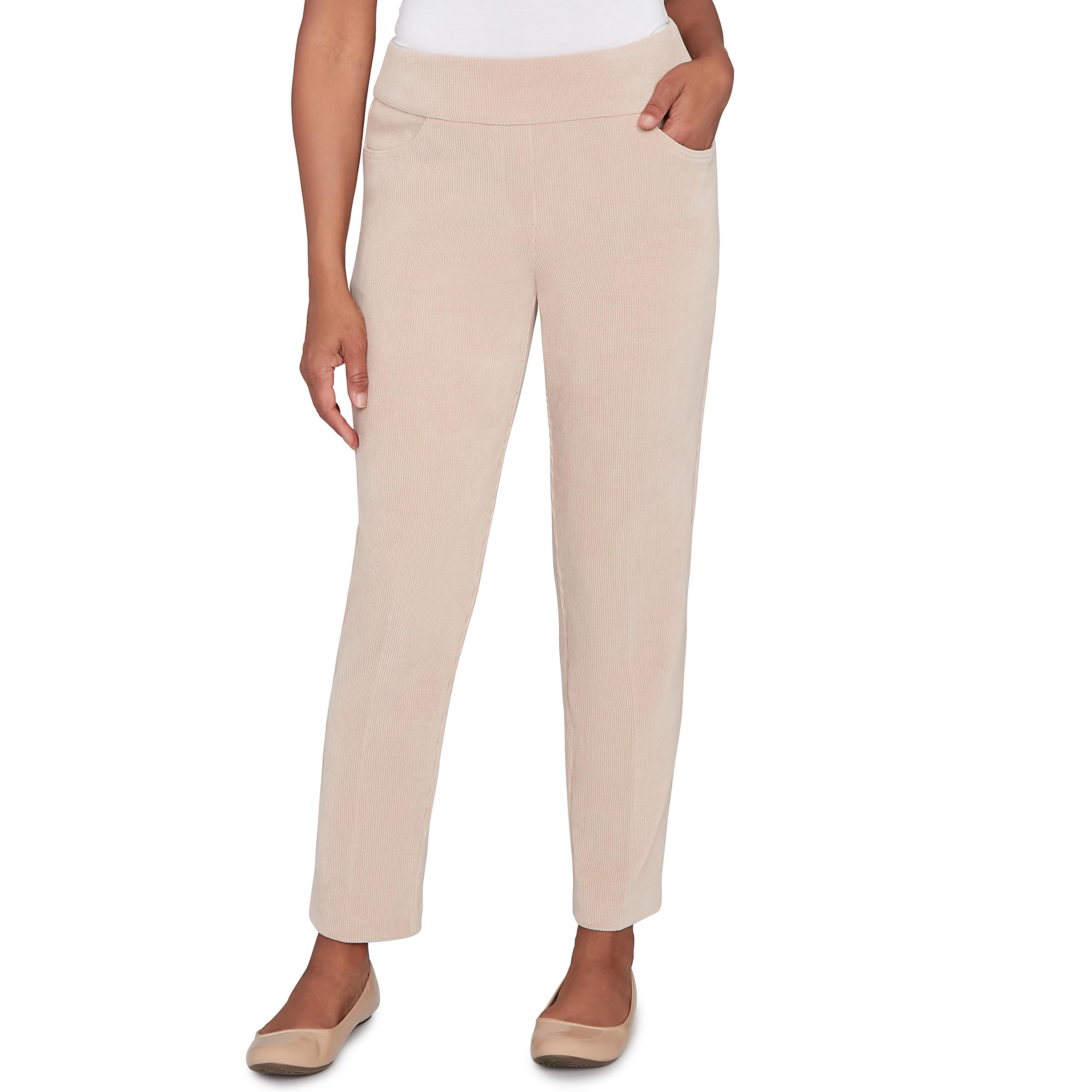 Allure Fit Pull-On Knit Corduroy Average Length Pant