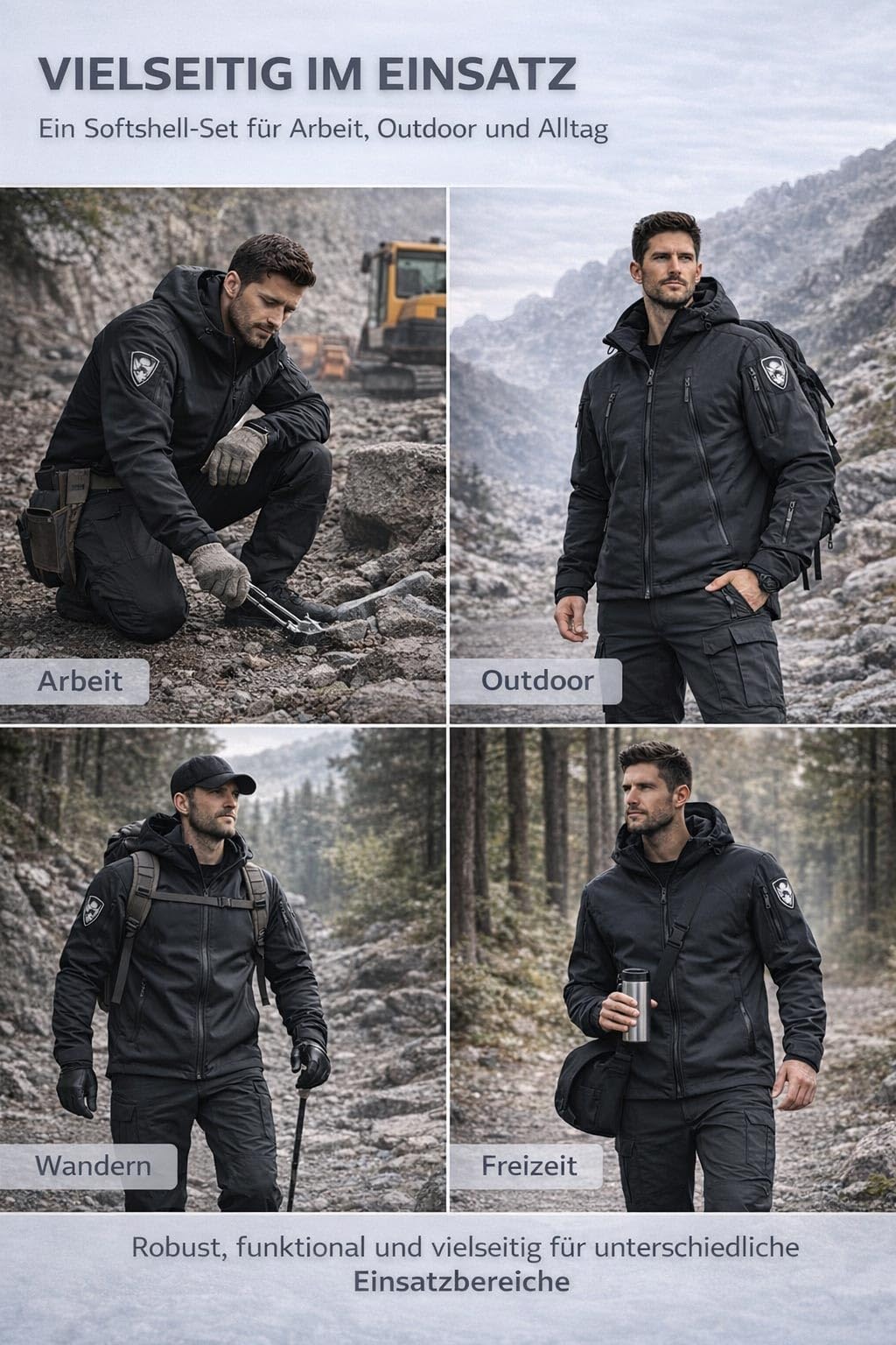 Militärische Taktische Herren-Kampfuniform wasserdichte Armee-Kampfanzug-Sets Camouflage Softshell-Jacken-Hosen Jagdkleidung