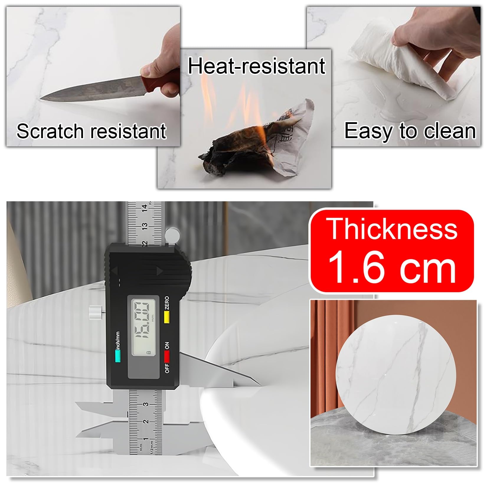 ESOYAWE Lazy Susan Piatto Girevole in Legno da Tavolo da Pranzo, 50 60 70 80 90 100 Cm Tondo Supporti Girevoli da Piano Tavolo, Piatto da Portata Girevole, per Ristorante, Hotel, Cucina, Casa
