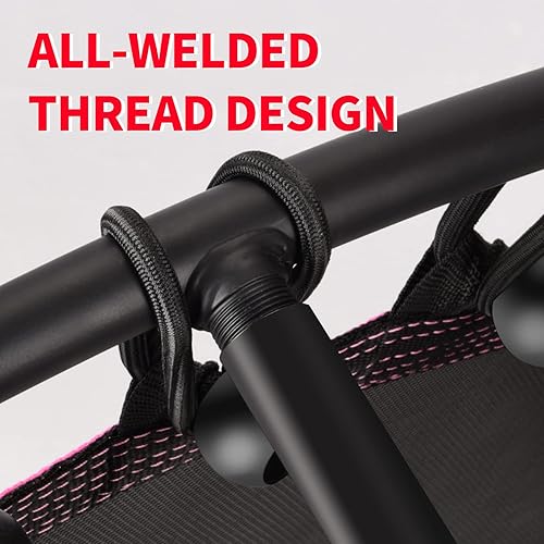 Miniatura 4 de Newan Mini trampolín silencioso de 40 a 48 pulgadas, trampolín de fitness, bungee rebote, entrenamiento cardiovascular, entrenamiento para adultos,