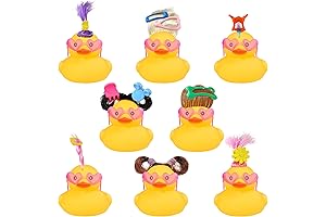 Wigged-Out Rubber Ducks: Splash Into Style!