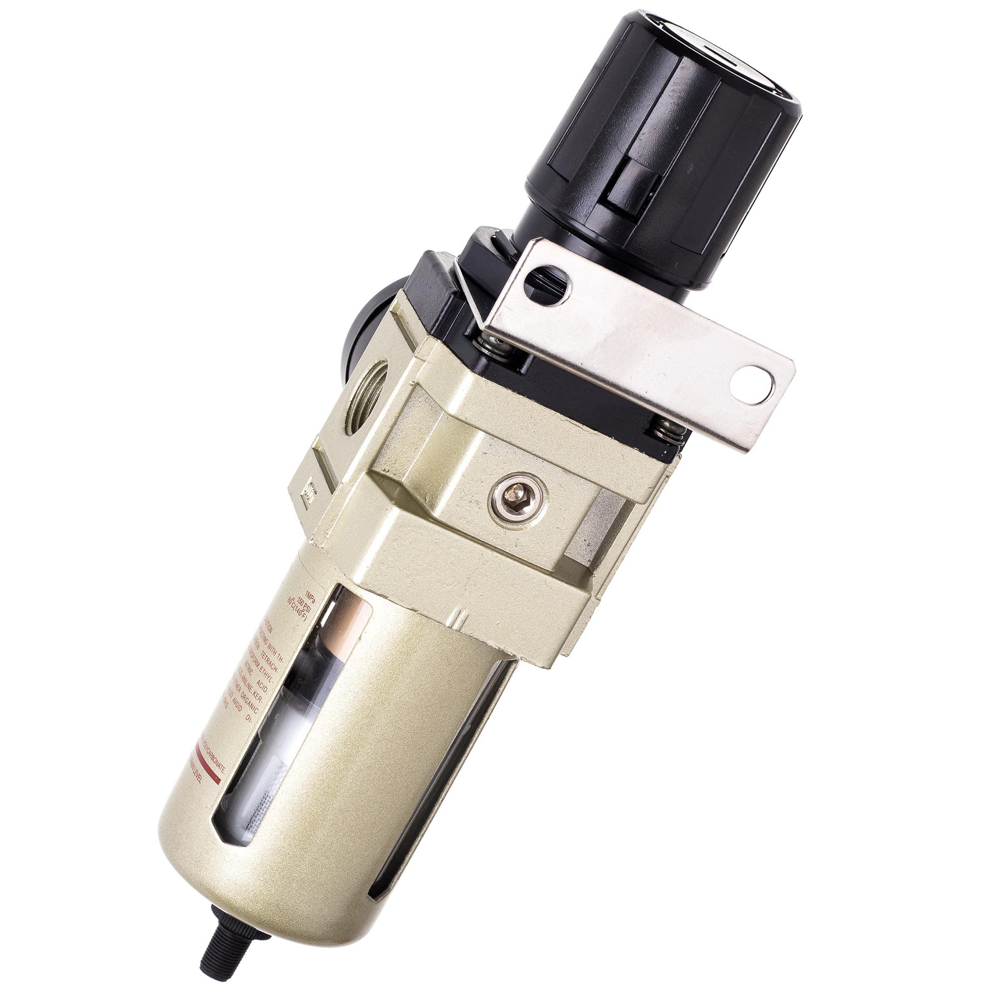 3/4" Druckluft Filter Wartungseinheit Druckminderer Regler Kompressor AUTO