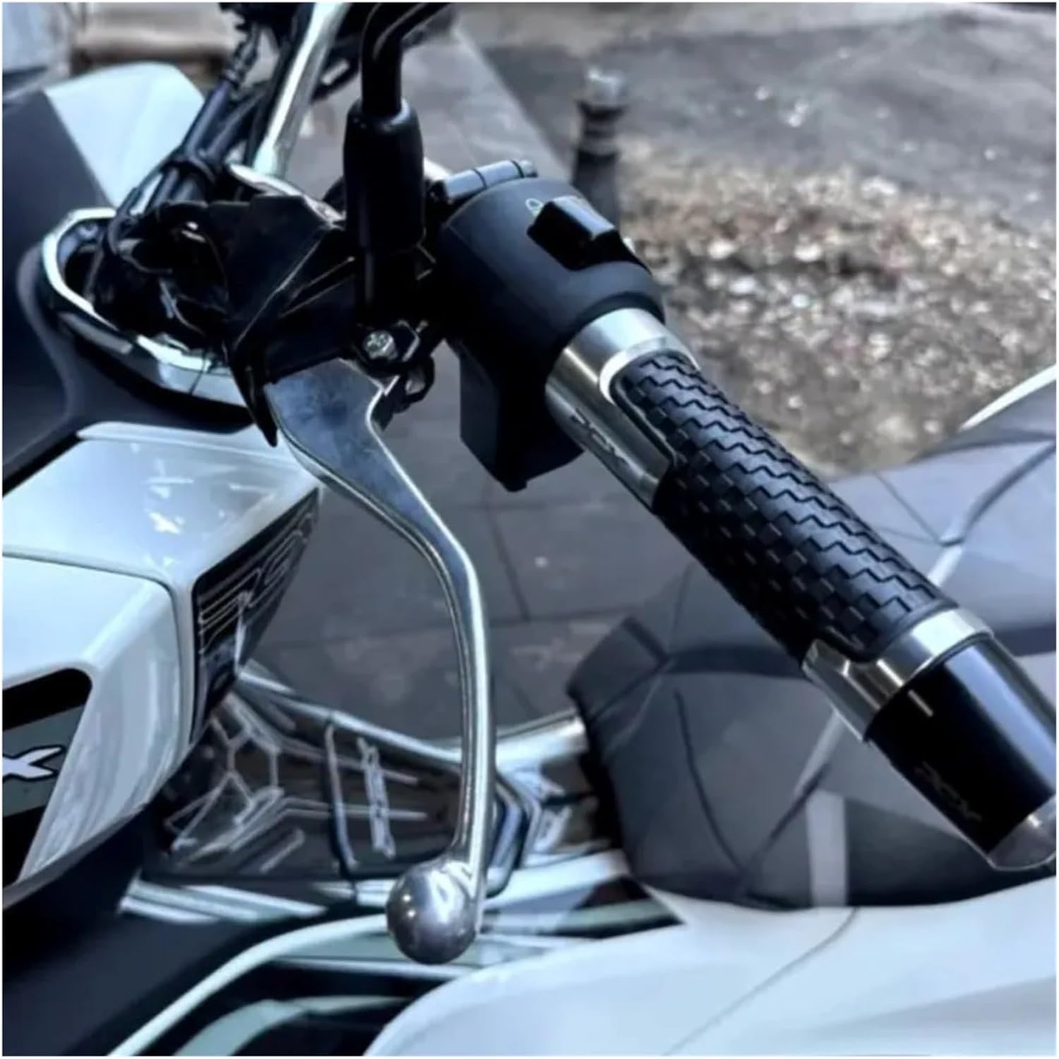 7/8'' Anti-Slip Grip Hand Motorcycle Handlebar Handle Bar Grips End Plugs For HONDA Rebel300 CMX500 CMX300 Rebel CMX 500 300(A-BLACK)