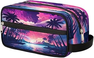 Beach Sun Set Toiletry Bag Dopp Kit Makeup Ba...