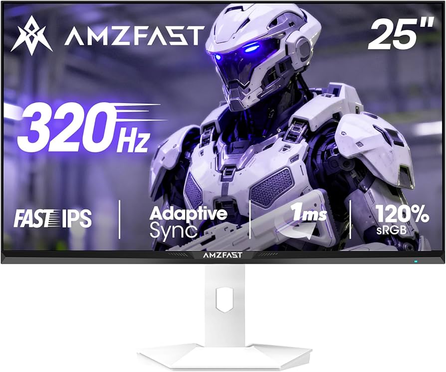 Amazon.com: Amzfast 25 inch 320Hz/300Hz/240Hz White Gaming Monitor