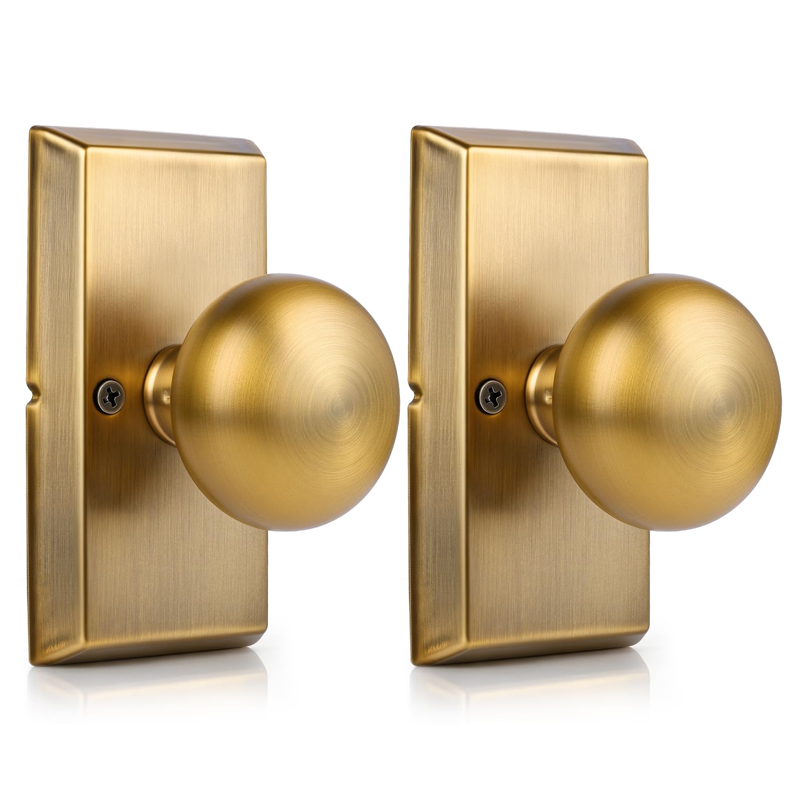 Matte Black Door Knobs - Privacy Lock & Modern Design -8