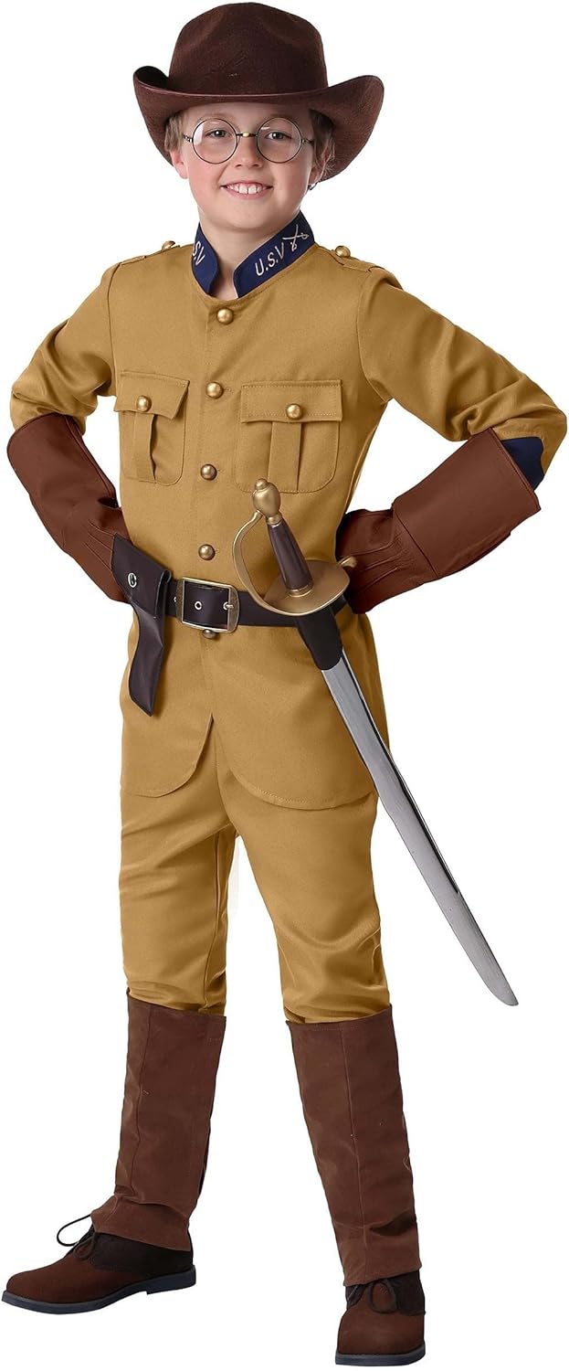 Boys Teddy Roosevelt Outfit Theodore Roosevelt Explorer Costume for Kids - Image 2