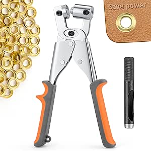 Einschlagstempel 10mm 50 DIN Ösen Messing Brüniert (schwarz - Foto 3