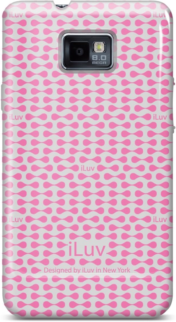 iLuv iSS222USPNK Hardshell Case with Patterns for Samsung Galaxy S II - Pink