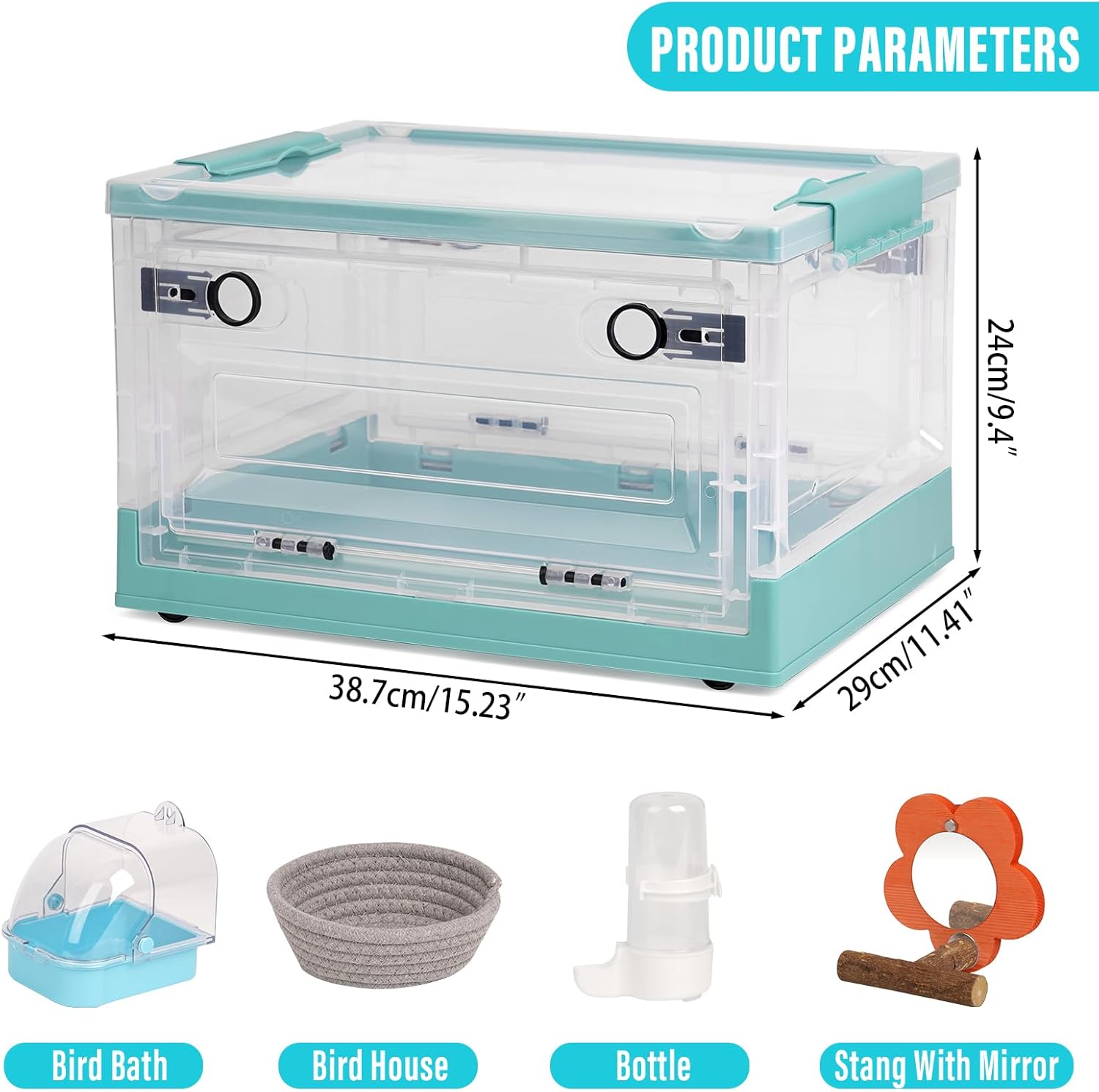 Transporter za ptice u upotrebi