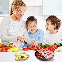 Vista 6 de Envoltura de cera de abeja reutilizable, paquete de 9 envolturas ecológicas de cera de abeja para alimentos, orgánica, sostenible, biodegradable