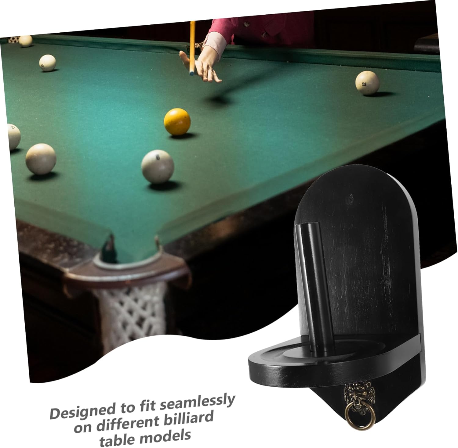 Wall Mounted Pool Chalk Holder Durable Billiard Table Accessory for Secure Pool Chalk Storage Elegant Design for Enhanced Aesthetics Essential