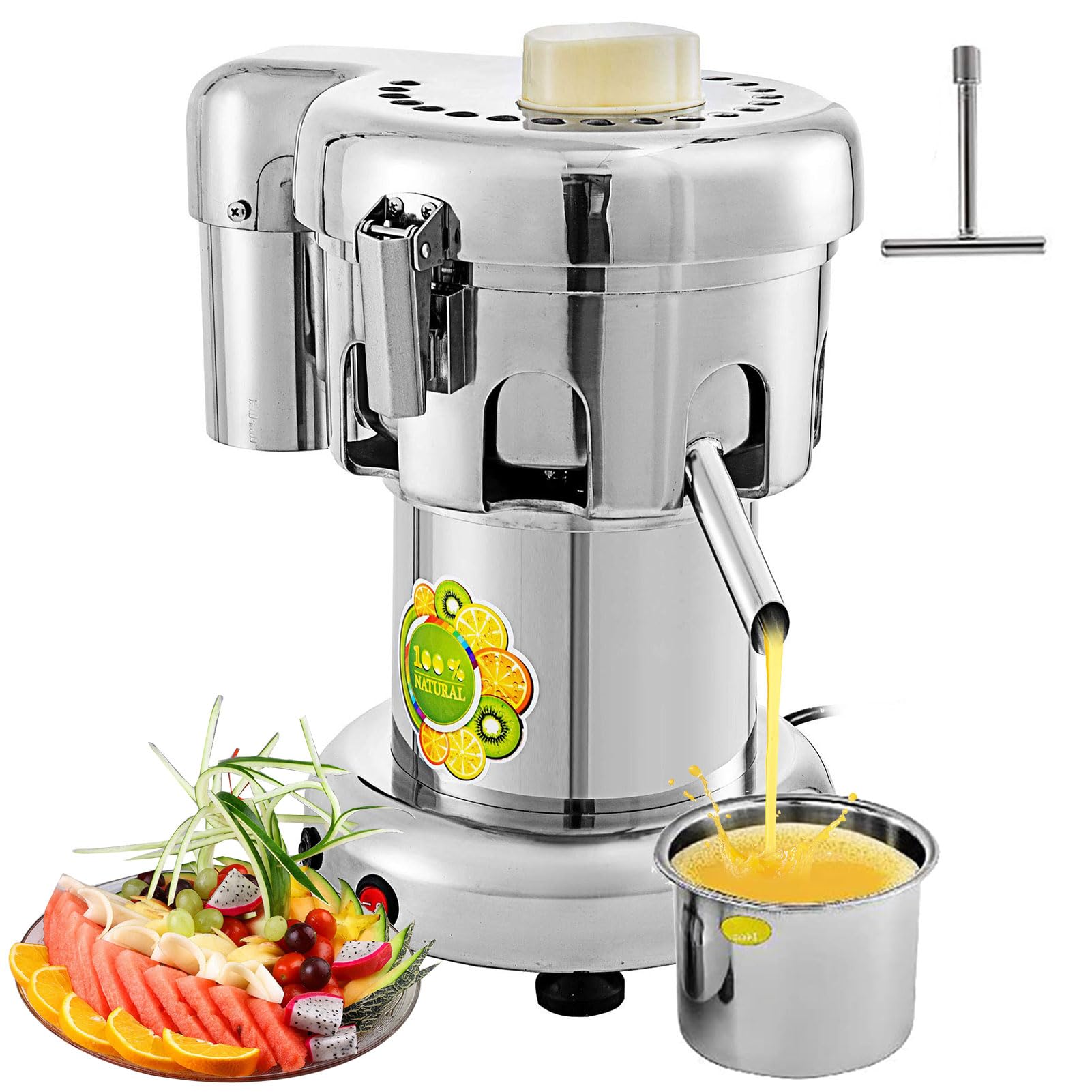 Spremiagrumi commerciale, 4300 r/min pressa manuale ad alta velocità, estrattore centrifugo elettrico da 370 W, ideale per succhi bar, ristoranti e luoghi di ospitalità