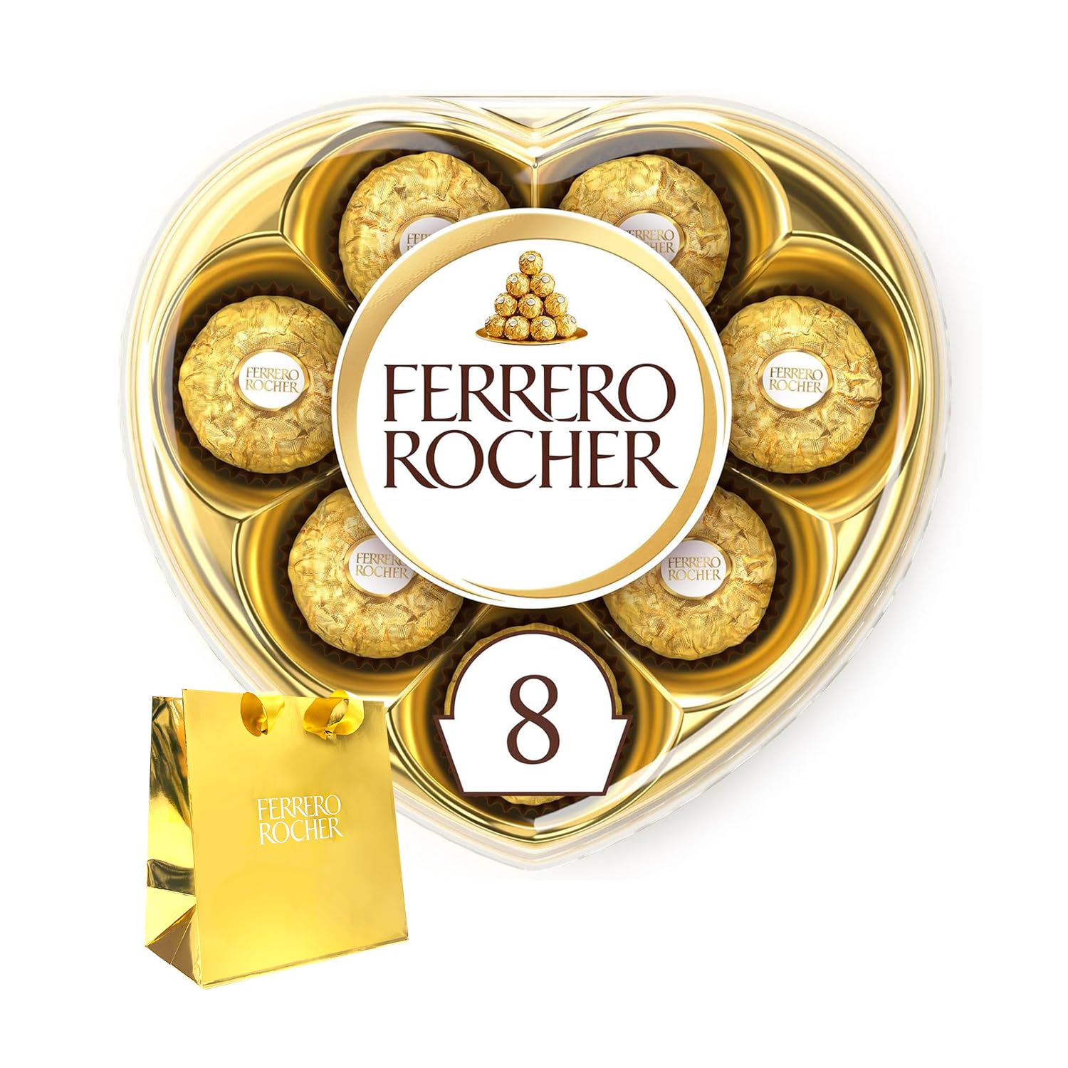 Amazon | フェレロ ロシェ Ferrero Rocher ハート ヘーゼルナッツ 