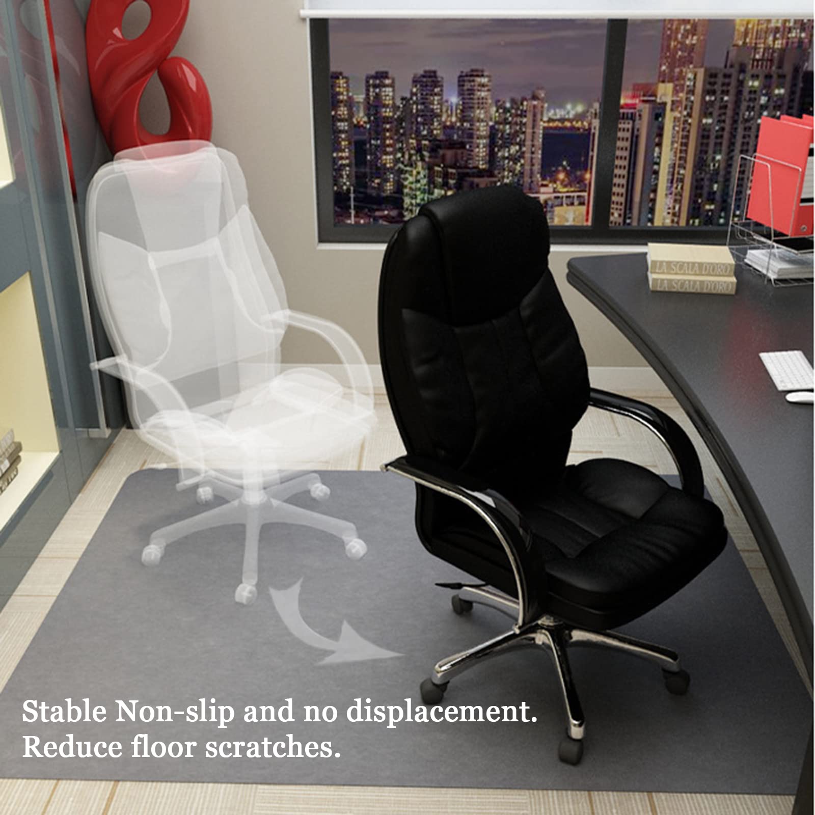 90 X 140 Cm Office Chair Underlay - Chair Mat For Hard Floors - Gaming Office Chair Mats - View #10