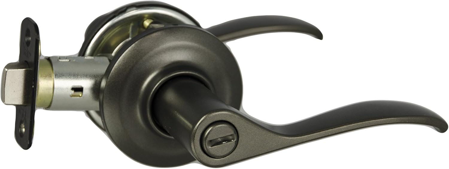 Yale D5208G01 Norwood Privacy Lever Handle, Gun Metal Door Handles