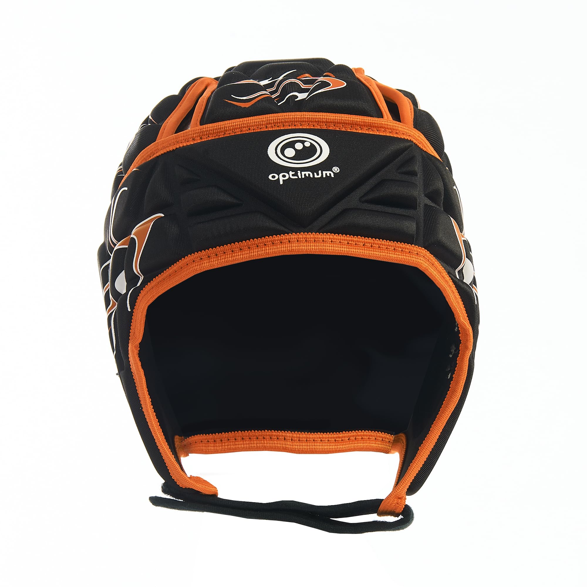 Optimum Inferno Casque Homme, Noir/Orange, Taille L