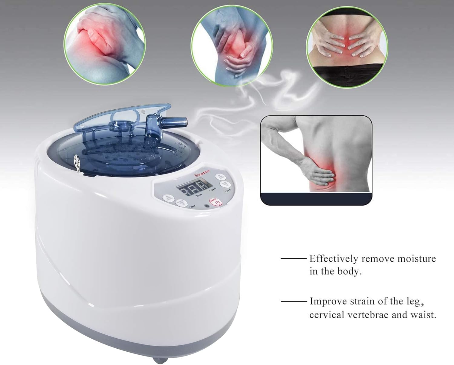 🛒 Flash Sale YJINGRUI Home Sauna Steamer Portable Steam Sauna Pot 2.6L 1000W Steam Generator 110V Fumigation Machine SPA