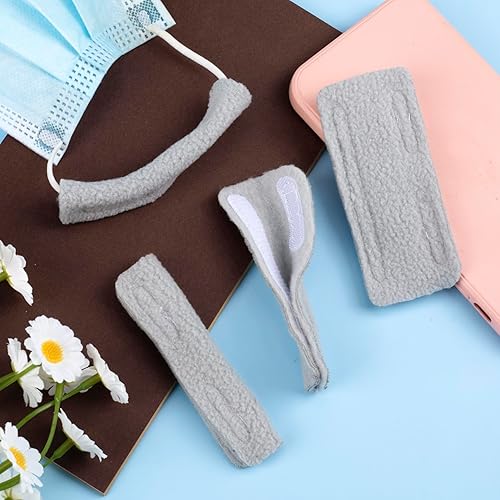 Miniatura 3 de 4 almohadillas nasales de cánula para los oídos, protectores transpirables de oxígeno para tubos de oxígeno, diseño de bucle suave, almohadillas