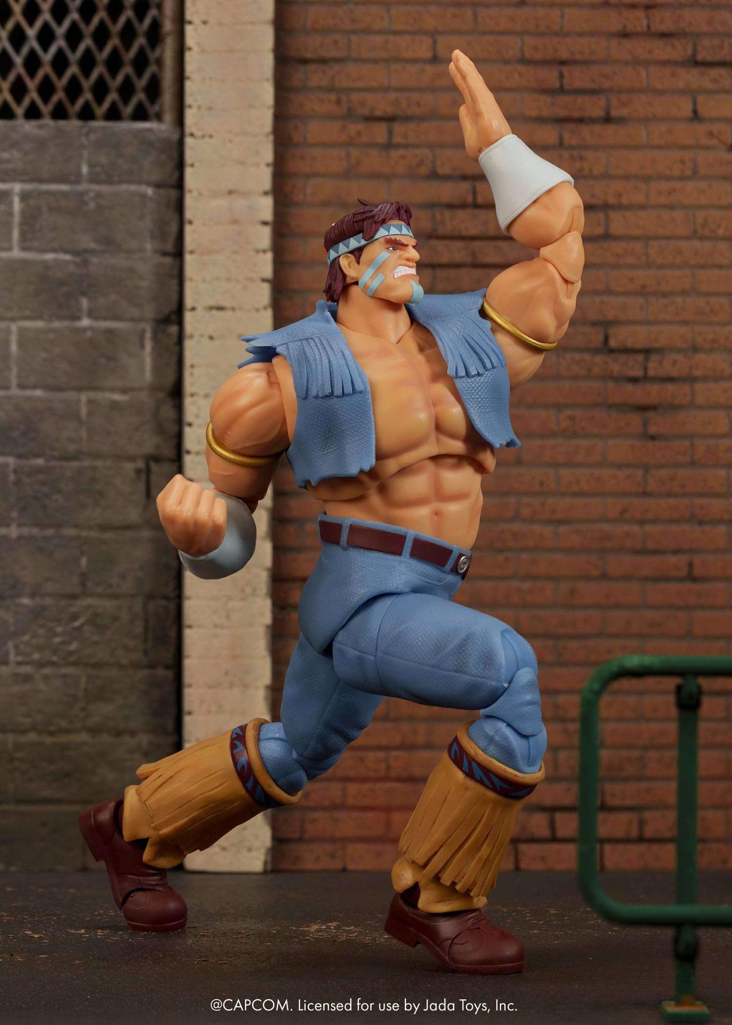Jada Street Fighter II Figura T. Hawk 17 cm Articulada con Accesorios Intercambiables, Figura Acción Coleccionable Capcom +13 Años (9335739314R00)