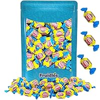 Vista 1 de Fruidles Bolas de goma de mascar de doble burbuja originales de media libra con sabor a fruta original y mixta, golosinas de bufé de dulces