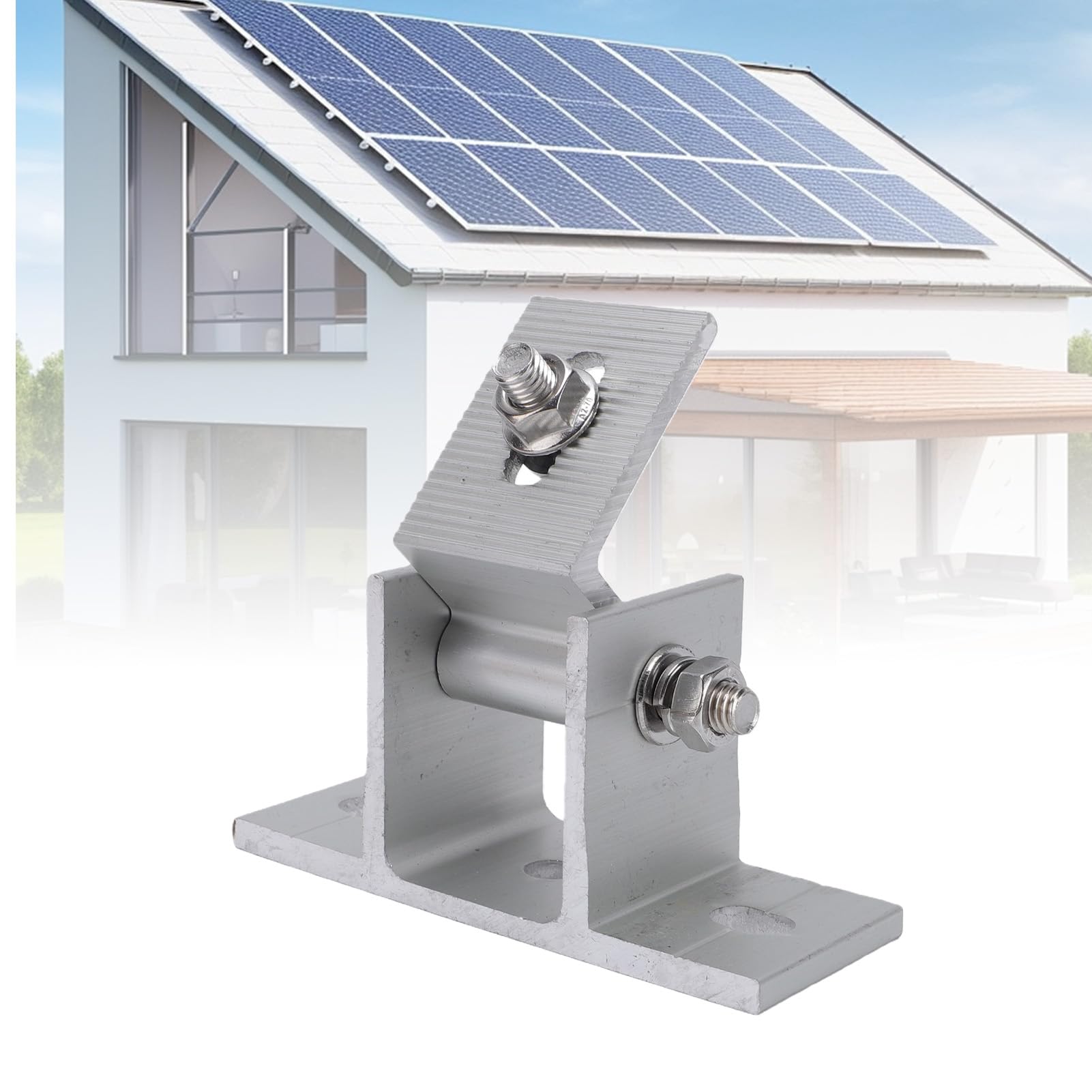Jeffergarden Staffe di Montaggio per Pannello Solare Base con Angolo da